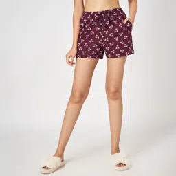 dreamz by pantaloons Printed Women Red Night Shorts image 2