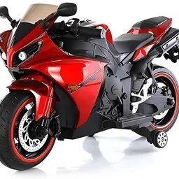 razz bazz R1 Sports Ride on Bike for 3-7 Years Kids with 12V Battery & Music System Bike Battery Operated Ride On-picture-47