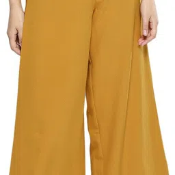 harpa Women Relaxed Yellow Polycotton Trousers image 2