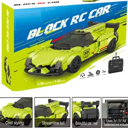 de&co Block RC Car 1:20 Building Blocks Remote Control Car image 4
