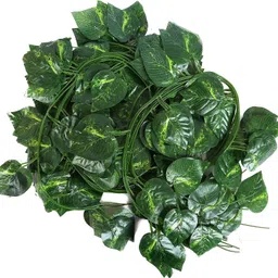 mameni 8ft Set of 6 Artificial Money Plant vine |Home|Office|Garden|Decoration Artificial Plant image 5