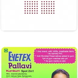 eyetex Pallavi Sticker Kumkum Forehead Maroon Bindis-picture-26