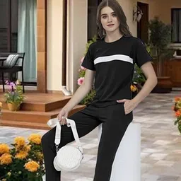 dtr fashion Solid Women Track Suit image 4