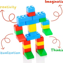 sajana 128 Pcs Building Blocks Set for Kids image 2