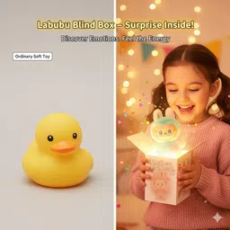 have fun Trending Lovely Labubu Toy – Random Color Cute Gift | Collectible Edition - 17 cm image 5