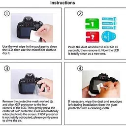 Power Smart Tempered Glass Guard for Screen Protector Tempered Guard For Canon Eos 1DX MARK III SLR Camera image 3