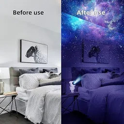 Shifozaa Astronaut Starry Projector 360° Adjustable Galaxy Space Projector Light Smart Bulb image 3