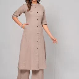 angvarnika Women Pure Cotton Kurta Palazzo Set-picture-16