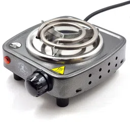 wristkart Grey (220V & 500W) Small Electric Coil Heater, Cooktop Hotplate, Charcoal Burner Electric Cooking Heater image 5