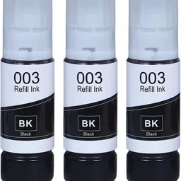 kalar 003/001 Ink for L3110,L3150,L3250,L3152, L3210 Printer 3 Black Ink Bottle-picture-13