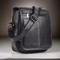 shivra Black Men Sling Bag Men Sling Bag side bag for men(S-12*11)-picture-26