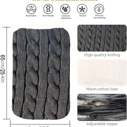 babymoon Organic Knitted Woollen Fleece Baby Swaddle Wrap Sleeping Bag Sleeping Bag image 4