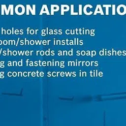 aasons Glass Drill Set Hex Shank 4pc image 4