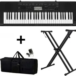 uss CTK-3500 CASIO + CARRY CASE + DOUBLE PIPE STAND Digital Portable Keyboard-picture-18