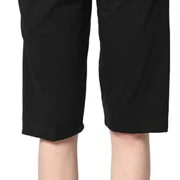 mack jonney Women Black Capri image 1