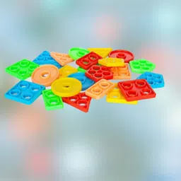 golden rose Geometric Shape Sorter Puzzle Toy Shape Matching Blocks Color LC03.1283 Geo image 1