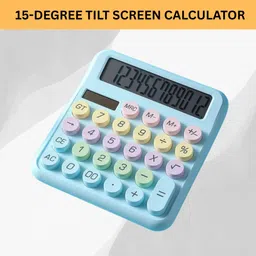 frony Desktop Calculator, 12-Digit Large LCD and Large Buttons for Office, Homes B230 Basic Calculator-picture-24