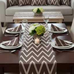 ubh chevron-brown-3.3 Curtain Fabric image 5