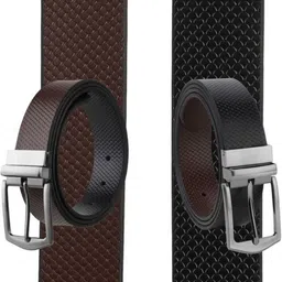roadster Men Casual, Formal Multicolor Genuine Leather Belt image 4