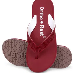 ortho + rest Women Orthopedic Doctor Soft Slipper | Pregnancy Non-Slip | Diabetic | Daily Use Women Flip Flops image 3