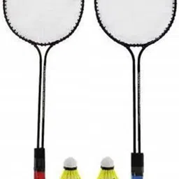 trego 2 PC Double Shaft Racket Badminton Kit-picture-42