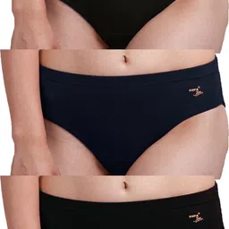 rupa Pack of 3 Women Hipster Multicolor Panty image 1