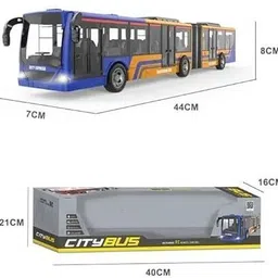 sharnga 2.4GHz 4 Channels Remote Control Bus - Full Function RC Model With Realistic image 4