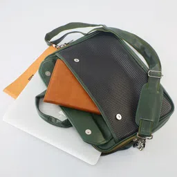 dafter Polyester Finish Laptop Sleeve Case Bag | Stylish Business & Office Bag Waterproof Messenger Bag image 4