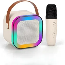 NHOUSE G33_k12 Wireless Karaoke Mic Speaker: K12 with RGB, 5W Bluetooth 10 W Bluetooth Home Audio Speaker-picture-18