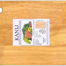kanij Vegetables Fruits Meat Cheese Bread Pizza Wooden Chopping Board With Hanging Hole & Wood Cutting Board image 3