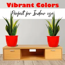 snshopee (Pack of 6) 10 inch Heavy Duty Plant Pots Vase Planters Flower Pots Plant Container Set image 4