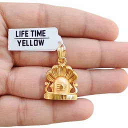 SHESHNAG SHIVLING MAHADEV PENDANT WITH MICRO GOLD PLATED Gold-plated Brass Locket-image-19