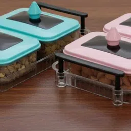 mez Dry fruits tray for gest Qty 2 piece (set of 1) Airfryer Tray image 4