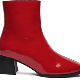 Yoho BOOT 102 | Premium Gloss Finish | Soft Lycra Lining | Durable Tunit Sole Boots For Women image 3
