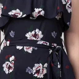 slenor Floral Print Women Jumpsuit image 4