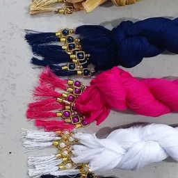 vastrabazaar Lycra Blend Solid Multicolor Women Dupatta image 2