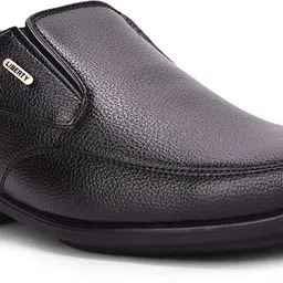 liberty Fortune UVL-34 Non Lacing Formal Shoes PU Upper | Comfortable PVC Sole Derby For Men image 3