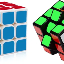 agami 3x3 MOYU Mofang Jiaoshi Black and White High Speed Cube image 1