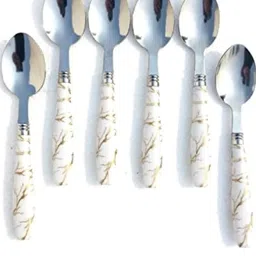 jsi mart Ceramic Table Spoon Set image 3
