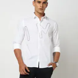 la martina Men Slim Fit Mercerised Cotton Shirt with Shoulder Tape-picture-13