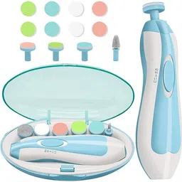 Baby Nail Trimmer Electric -Clippers Manicure Set with Light, Nail Clippers-image-48