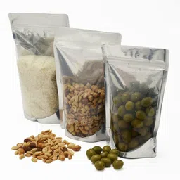 prasad Zip Lock Storage Bag (8-10 INCH) 50 PCS Security Bag image 2