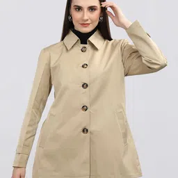chkokko Tweed Solid Coat For Women image 4