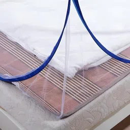 freshwind Cotton Adults Washable Royal Blue Single Bed Mosquito Net image 3