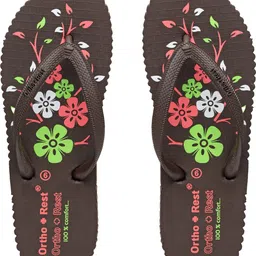 ortho + rest Women's Hawai Ortho Slippers for Orthopedic Footwear Doctor Chappal Comfortable Women Slippers image 3