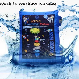 sharvil Microfibre, Cotton Baby Pillow Pack of 1 Alphanumeric Learning Pillow Book Library for Kids Educational Toys With Fun Purpose image 5