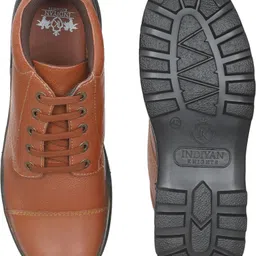 pillaa Genuine Leather Lace-Up Ankle Boots For Men image 2