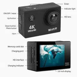 apson GOCAM S28 Action Camera 4k16MP Wifi 30M Waterproof Sports DV Camcorder Sports and Action Camera image 5