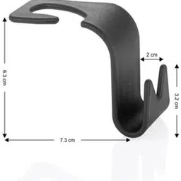 dreamy delights ® Car Backseat Headrest Hanger (4 Pcs Set) Car Coat Hanger image 4