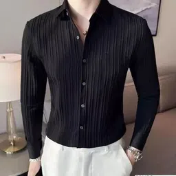 tyrellfashion Men Cotton Blend Shirt Pant Set image 3